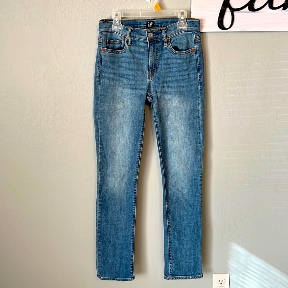 Gap denim classic straight jeans size 25